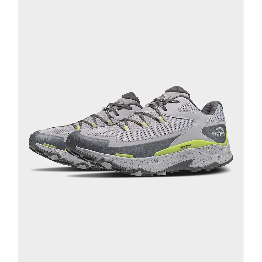 The North Face Hiking Shoes Mens Australia - The North Face Vectiv Taraval Grey / Green (TKA-624159)